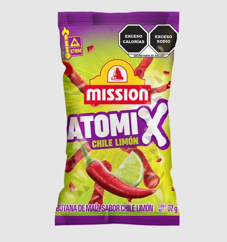 Atomix Churritos Chile Limón 62G